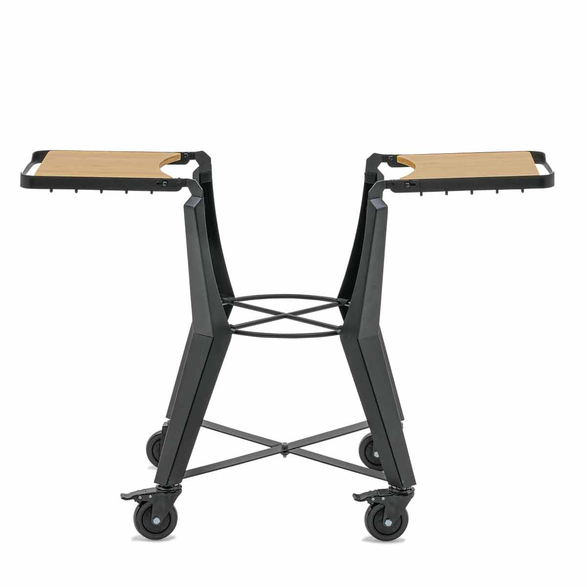 Understell med sidebord for Two.55 keramisk grill - Monolith forfra