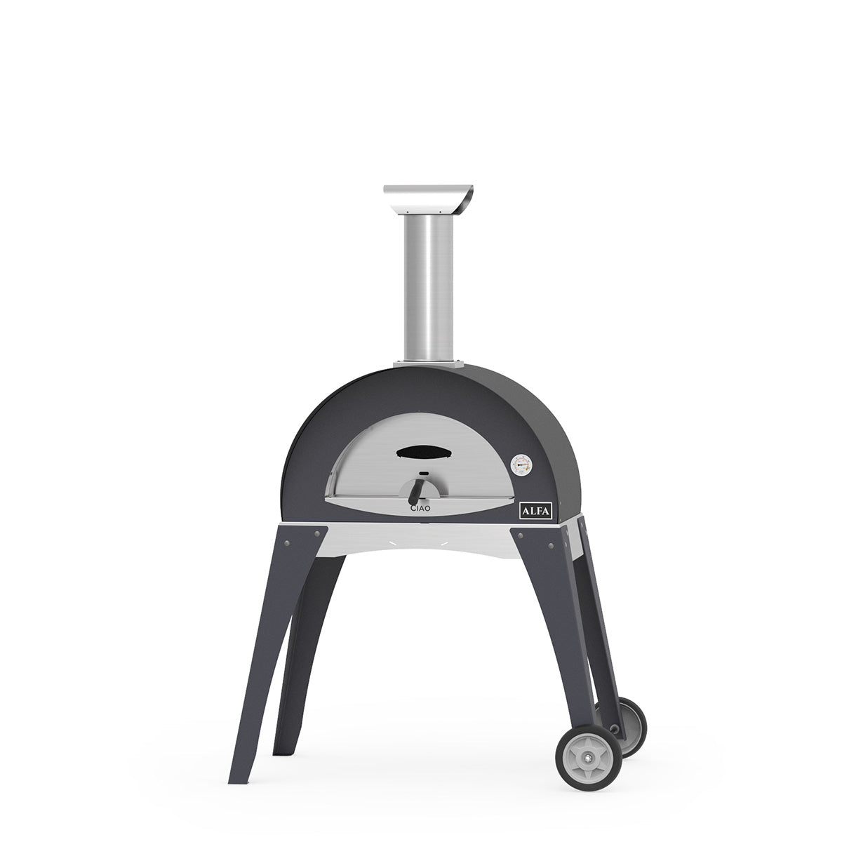 Understell for pizzaovn Ciao grå Alfa Forni forfra