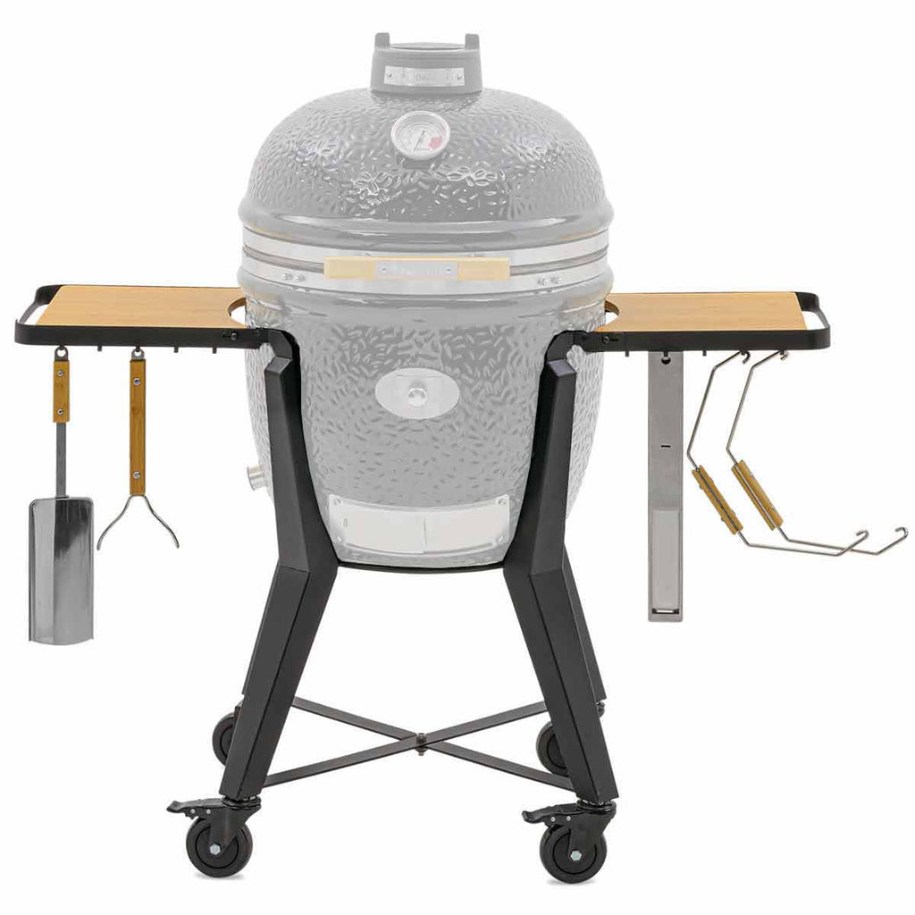 Understell med sidebord for Two.55 keramisk grill - Monolith bakside