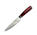 Universalkniv i damaskusstål 13 cm blad Grillfürst forfra