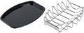 Universalrack ribbeinstativ og stekekurv rustfritt stål Outdoorchef forfra