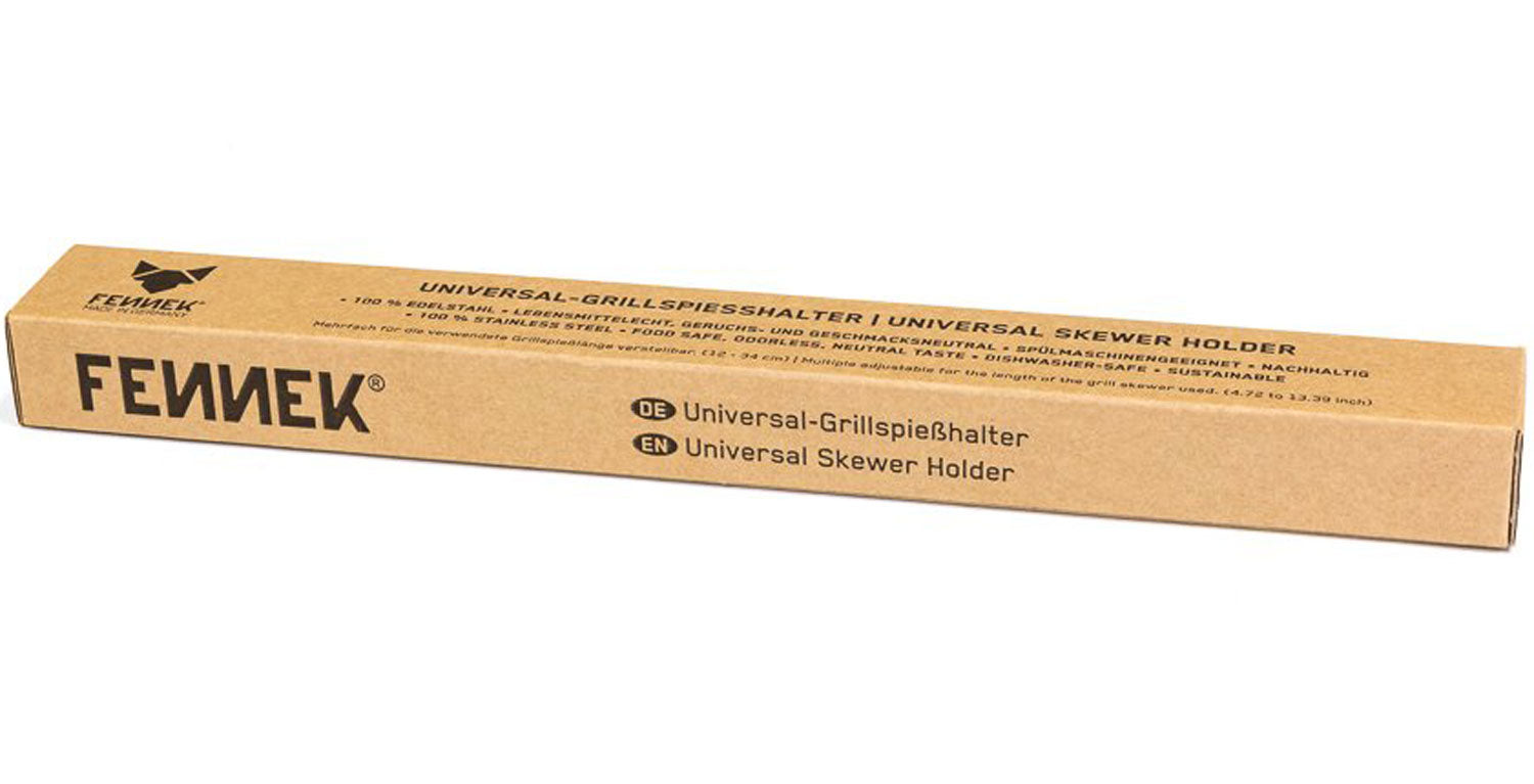 Detalj av Universalt grillspydholder justerbart rustfritt stål - Fennek