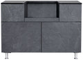 Utekjøkken grillskap modul OKG130 skiferdekor 130 cm forfra