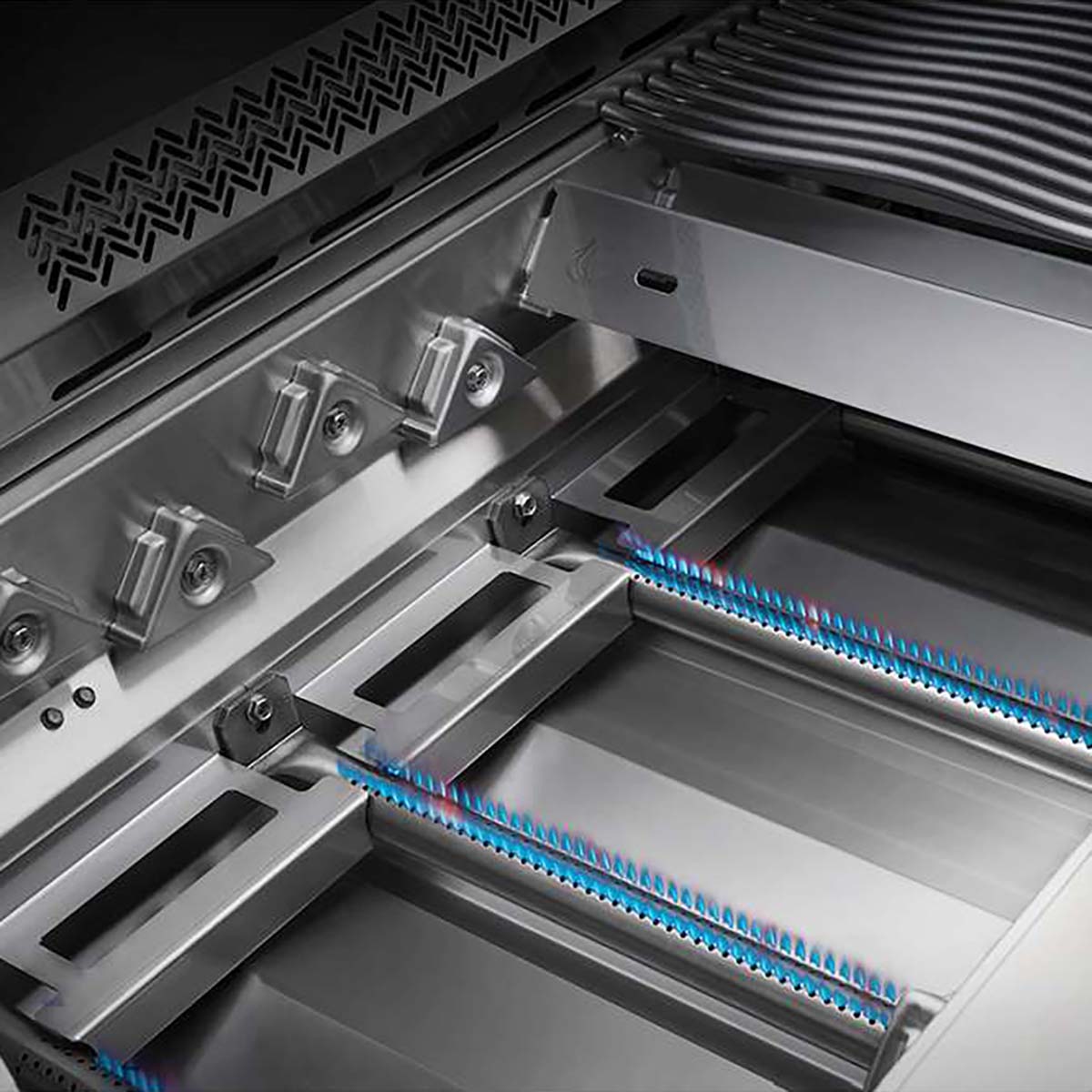 Utekjøkken Oasis Compact 105 med innebygd grill BIG32 med lys i grillkammer