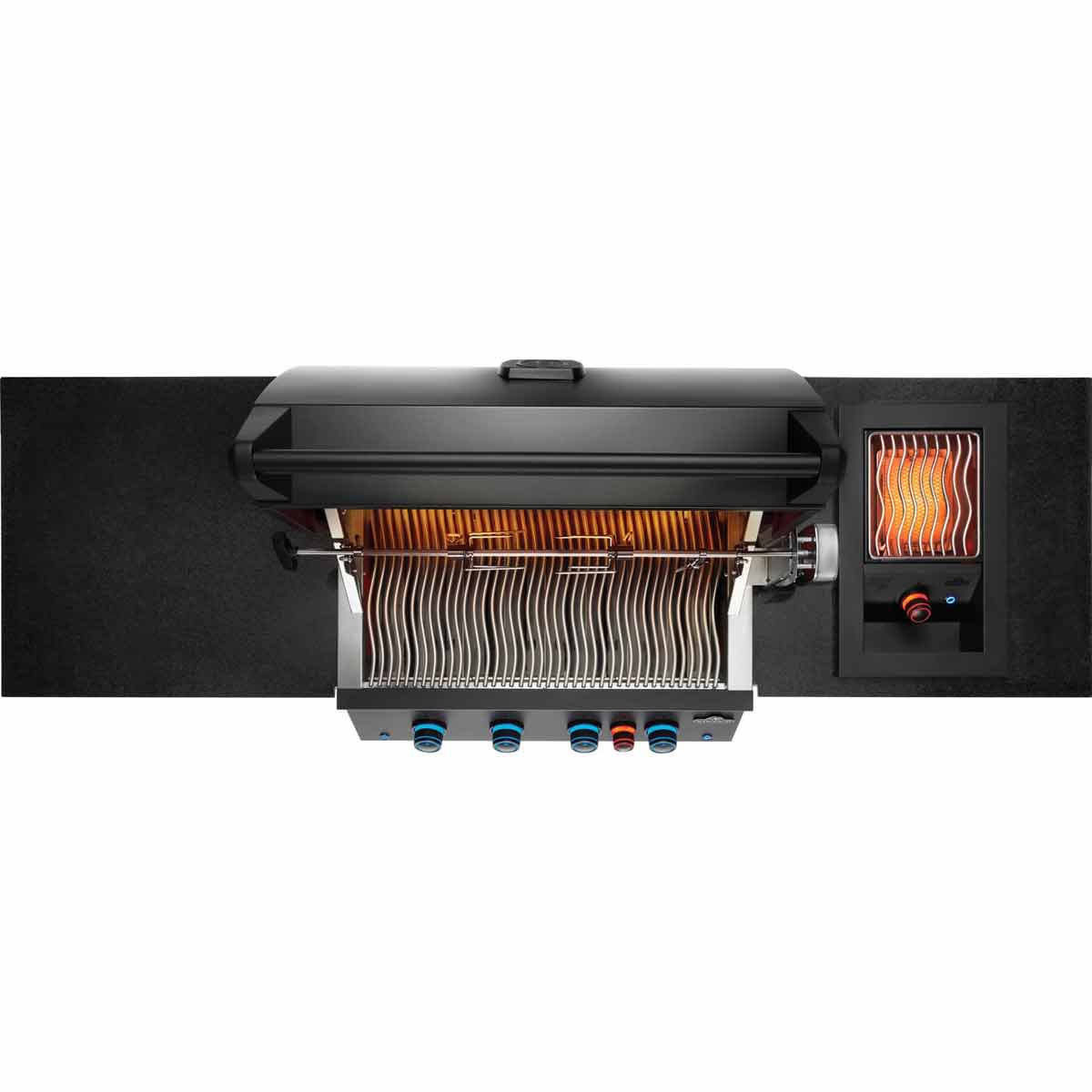 Utekjøkken Oasis Compact 106 med innebygd grill BIG32 Sizzle Zone med åpen skuff