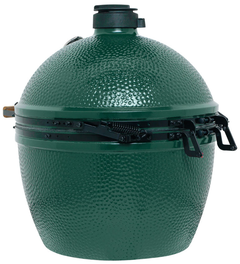 Montert Utekjokken XLarge keramisk grill 61 cm Big Green Egg i hage