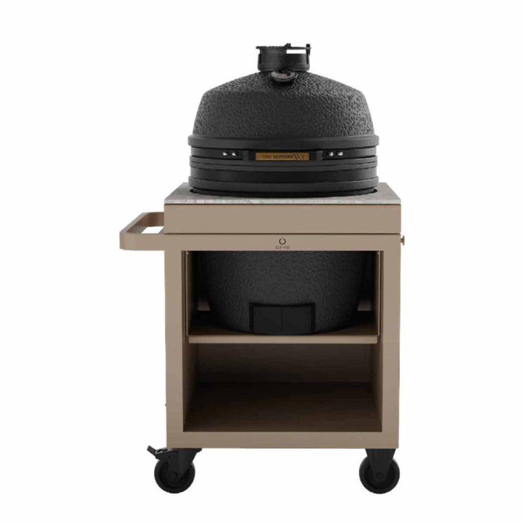Detalj av Utekjøkkenmodul Pro Connect Taupe BSTRD Pro Graphite arbeidsflate