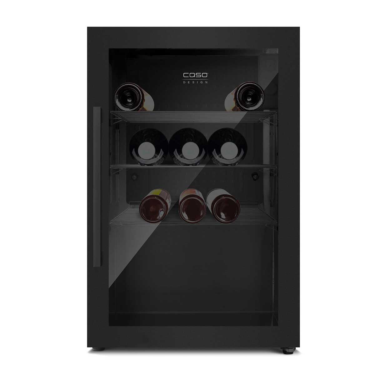 Utekjøleskap BBQ Cooler Black S høyreslående - CASO detalj av dørhåndtak