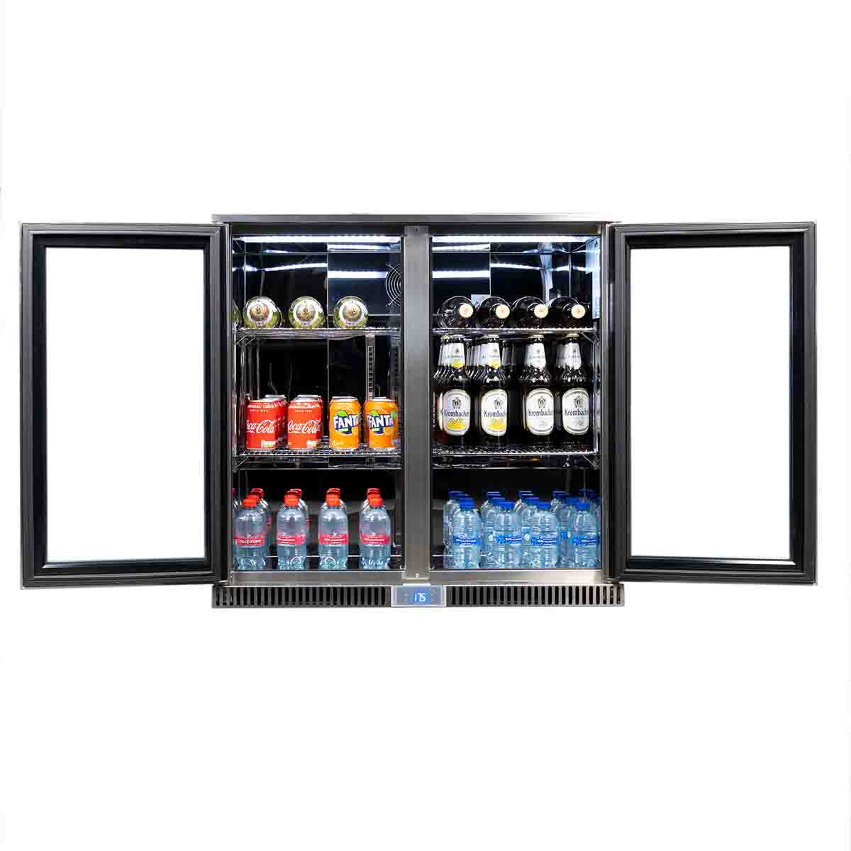 Utekjøleskap med to dører - Napoleon montert ved grill