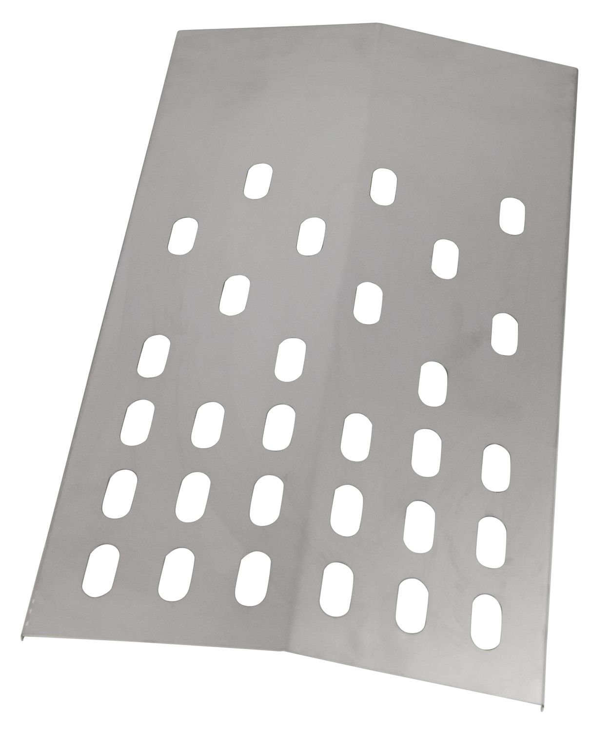 Varmeledeplate rustfritt stål for 18" smoker lang Grillfürst foran