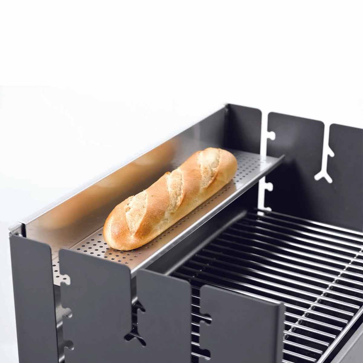 Detalj av aluminium varmerist for kullgrill Martinsen