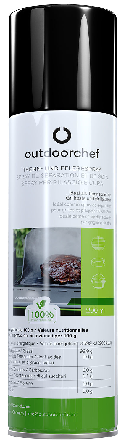 Vedlikeholdsspray 200 ml for støpejern - Outdoorchef for grill og kjøkken