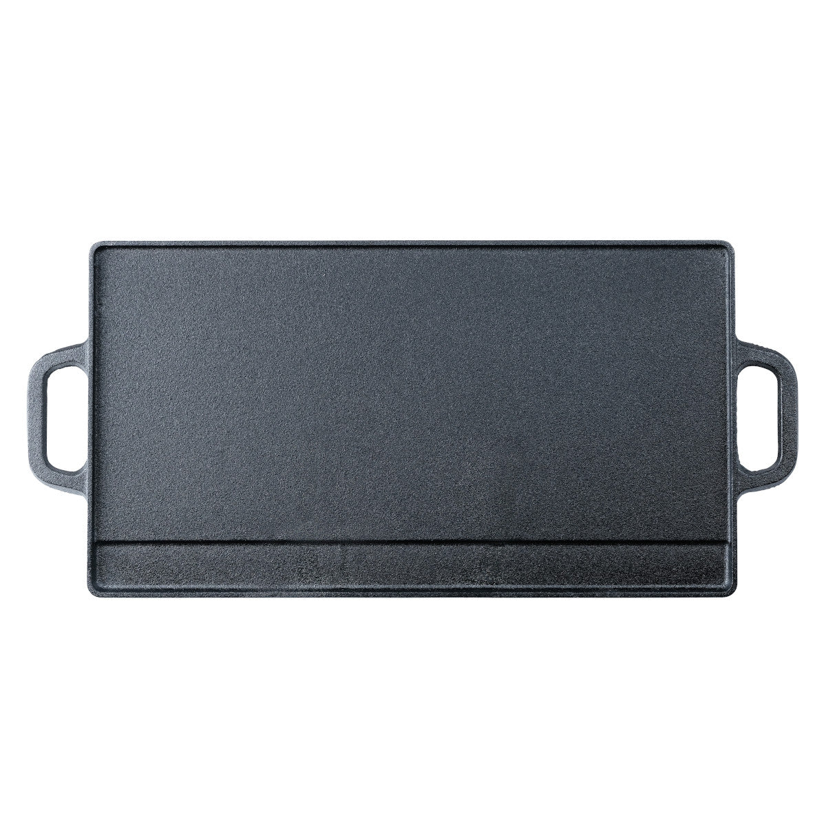 Detalj av vendbar grillplate støpejern 42,5 x 23 cm - SANTOS
