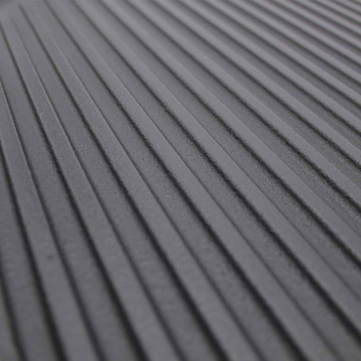 Vendbar grillplate støpejern 43x37,5 cm S-Serie - SANTOS med grillmat