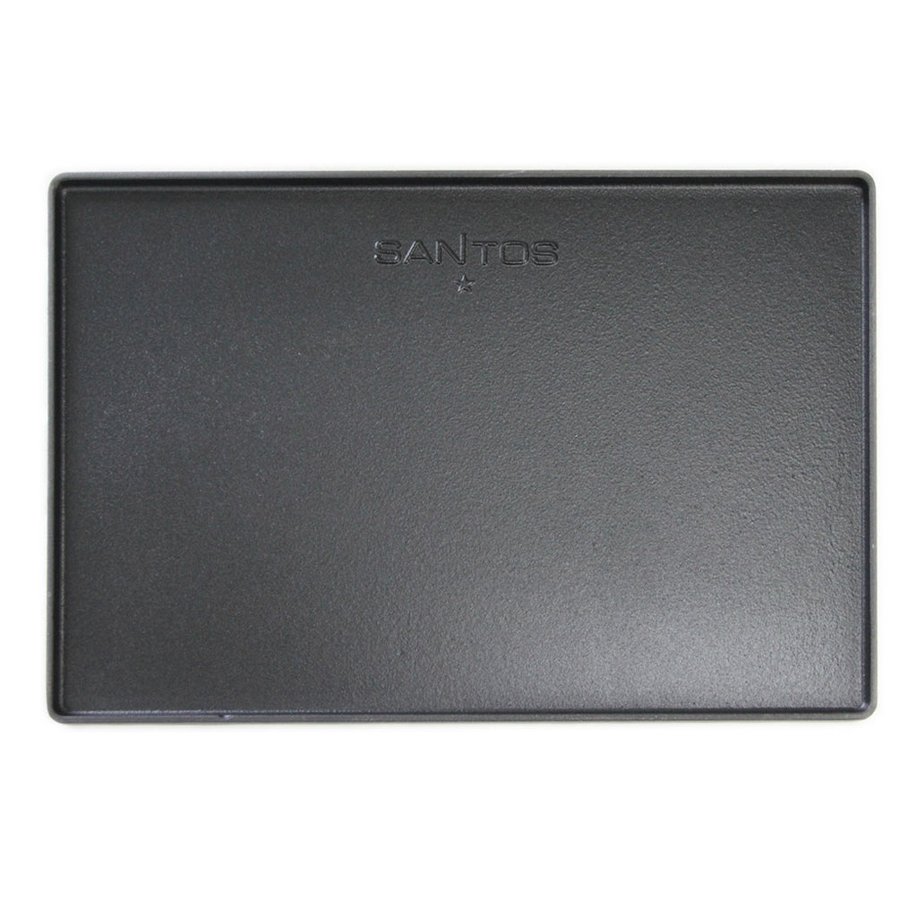 Vendbar grillplate støpejern 48x33,5 cm for Genesis II - SANTOS forfra
