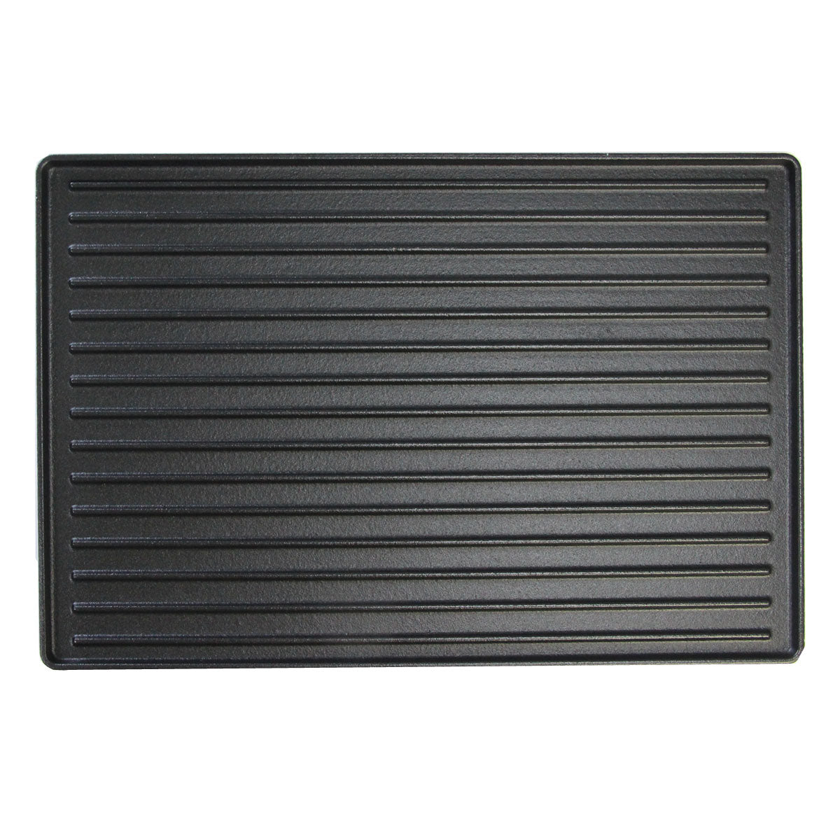 Montert Vendbar grillplate støpejern 48x33,5 cm for Genesis II - SANTOS på grill