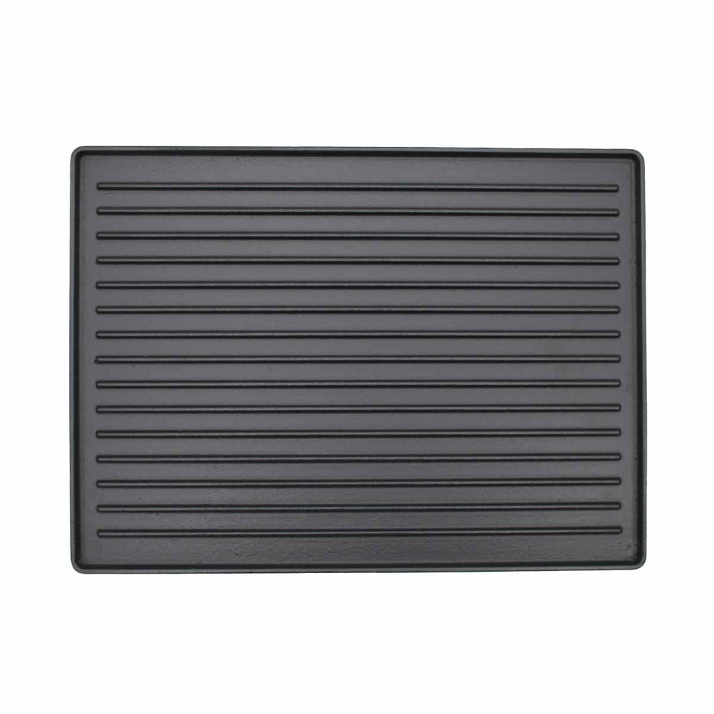 Bakside av vendbar grillplate støpejern for Broil King Imperial Regal 48x31 cm