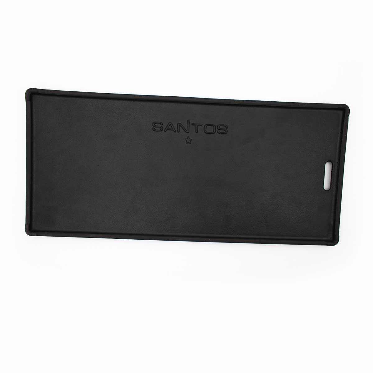 Vendbar grillplate støpejern for SANTOS S-Serie bakside