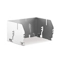 Vindskjerm for T1 bordgrill 30x30 cm rustfritt stål Thüros forfra