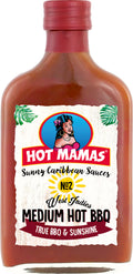 West Indies Medium Hot BBQ-saus 195 ml Hot Mamas forfra