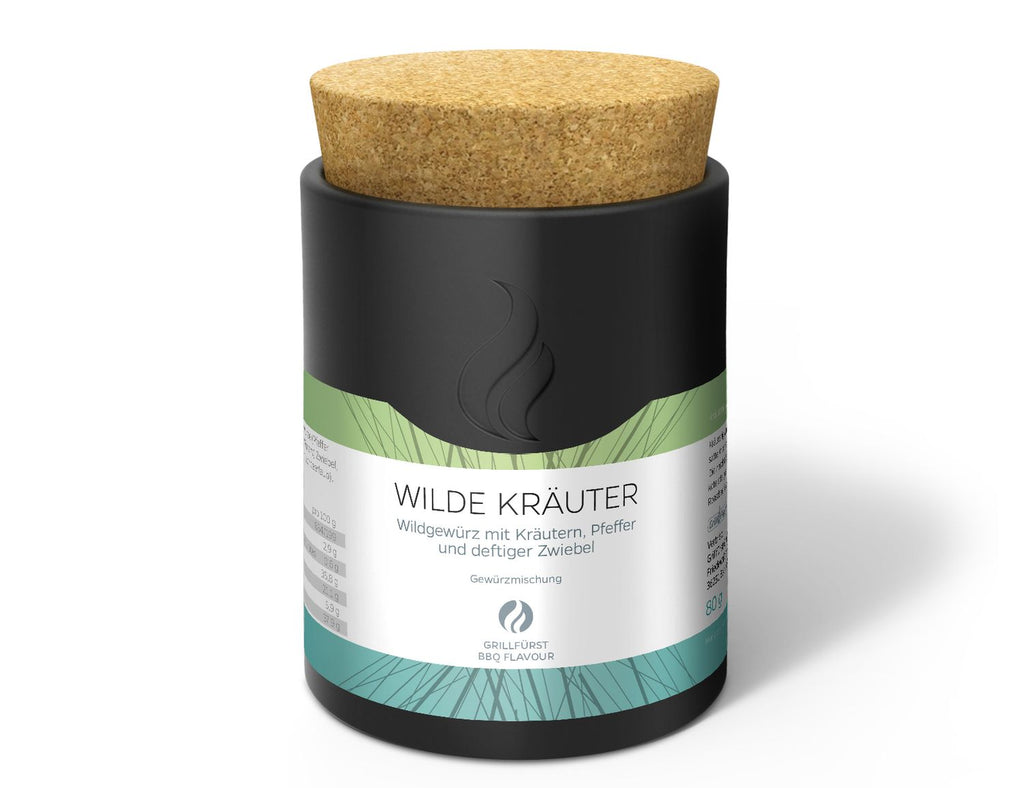 Wilde Kräuter viltkriydderblanding 80 g - Grillfürst forside