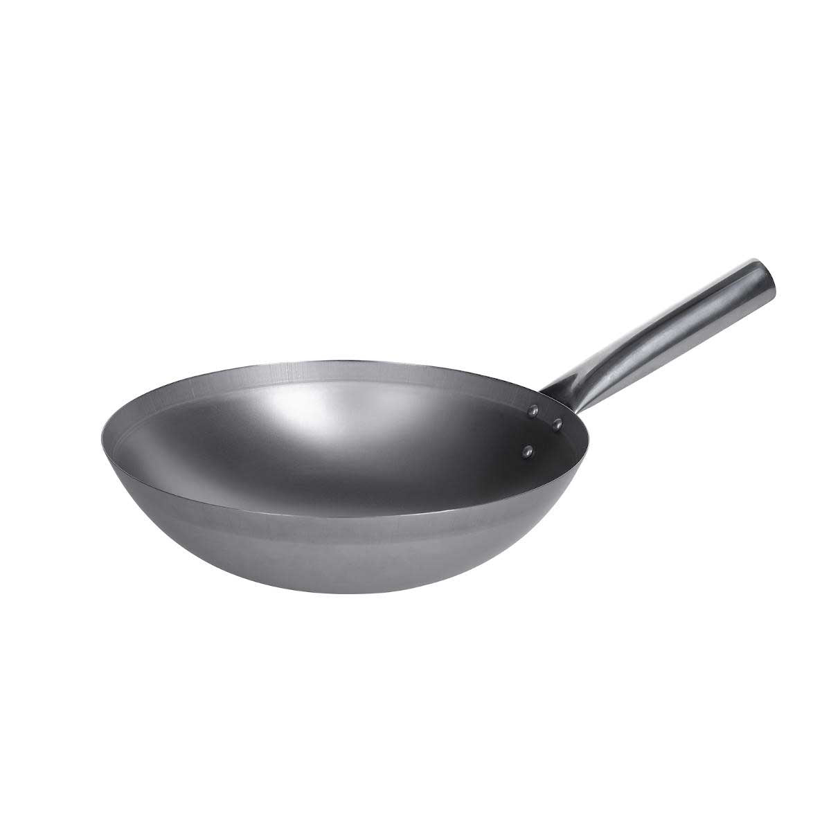 Wok i karbonstål Ø 30 cm - SANTOS for grilling