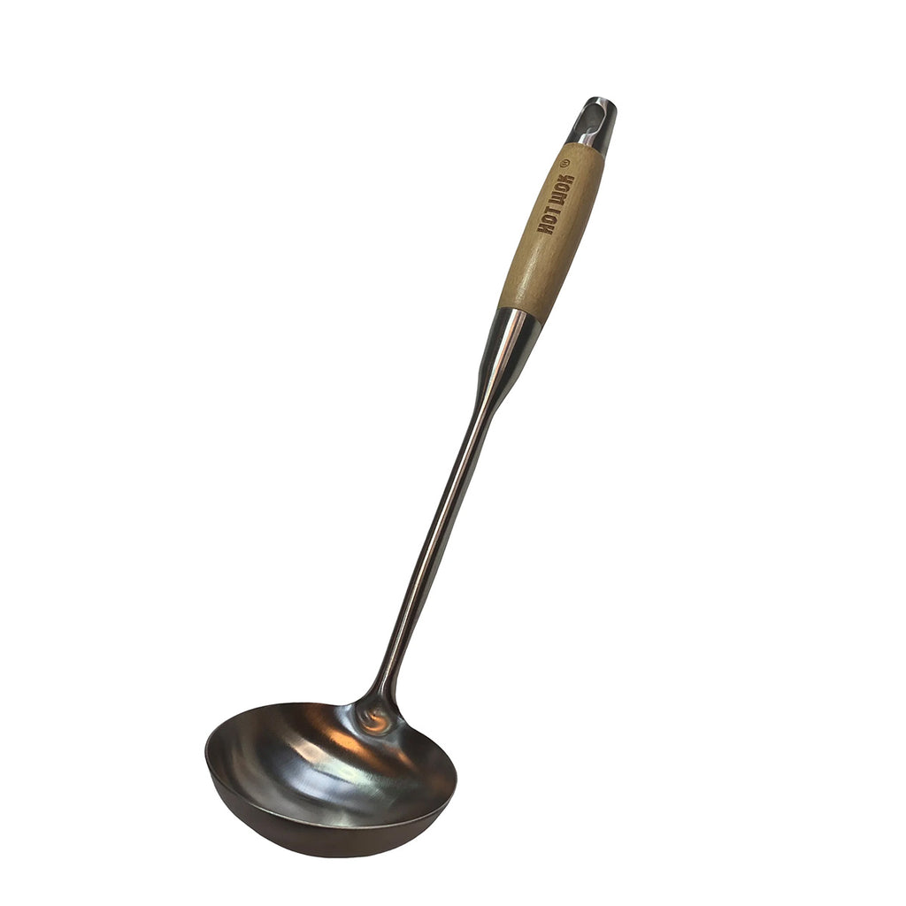 Wok-øse med bambushåndtak - Hot Wok bakside