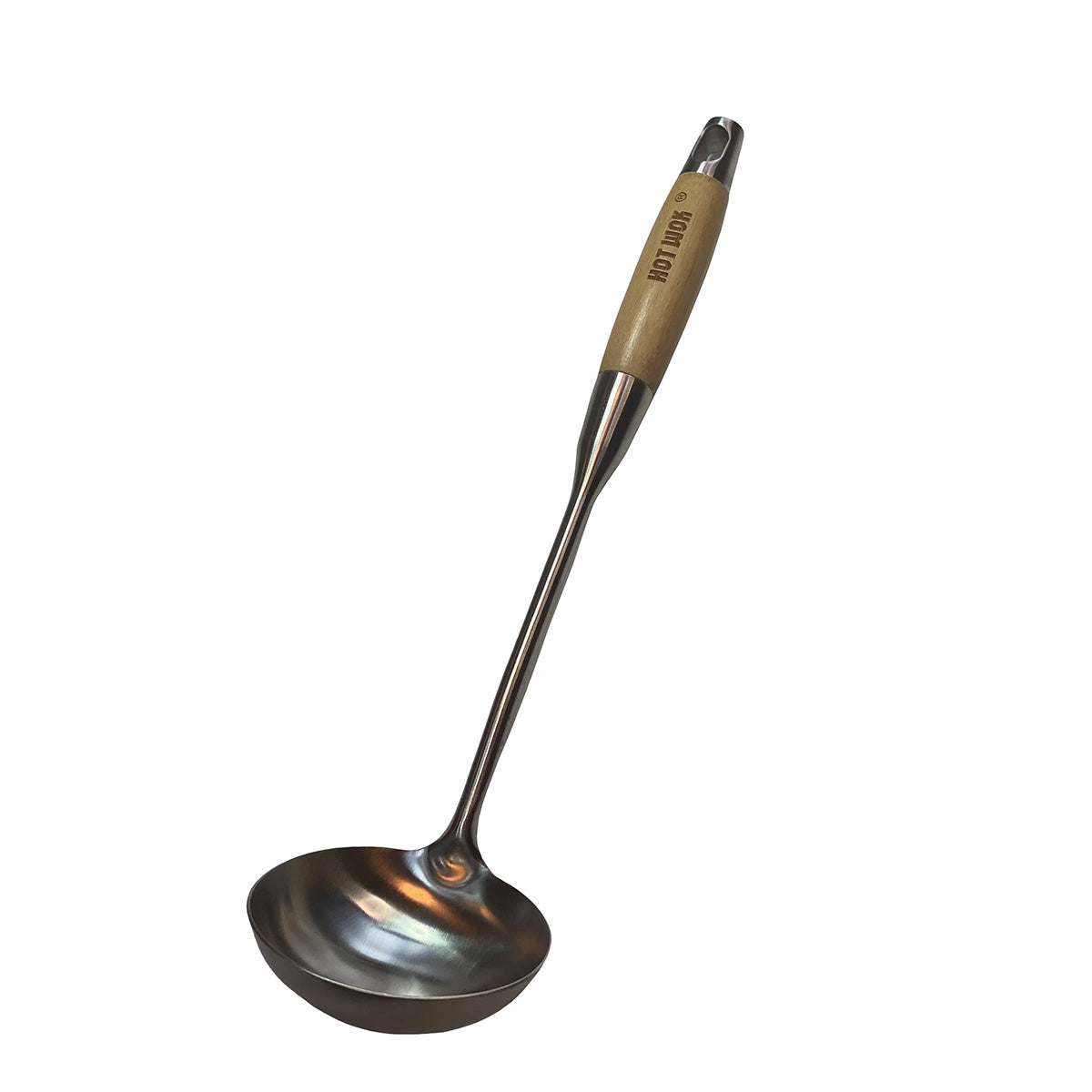Wok-øse med bambushåndtak - Hot Wok bakside
