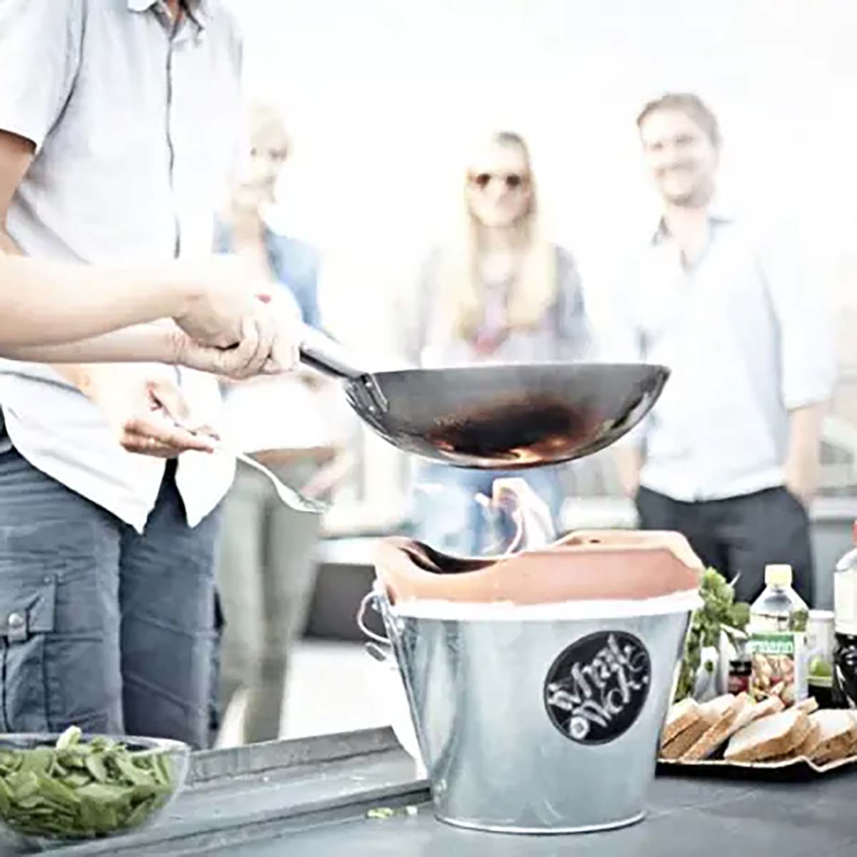 Wok Silver sett - What a Wok detalj