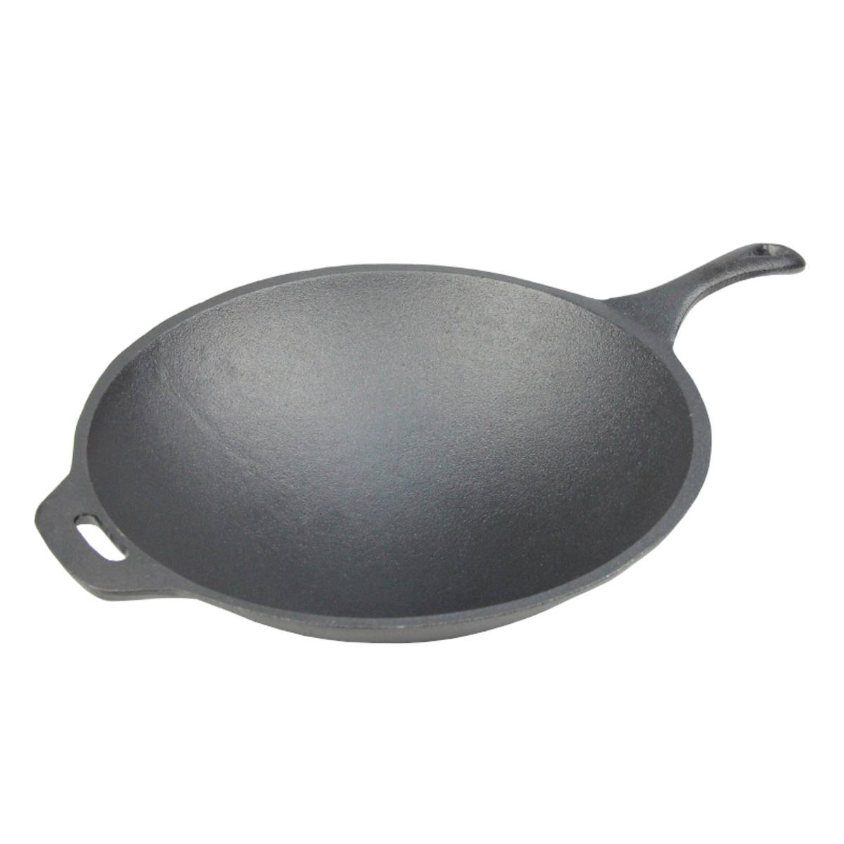 Wok støpejern Ø 31,8 cm - SANTOS forfra
