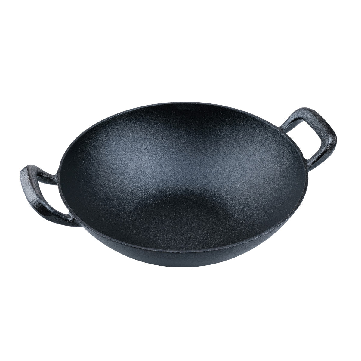 Wok støpejern Ø 32 cm - SANTOS forfra