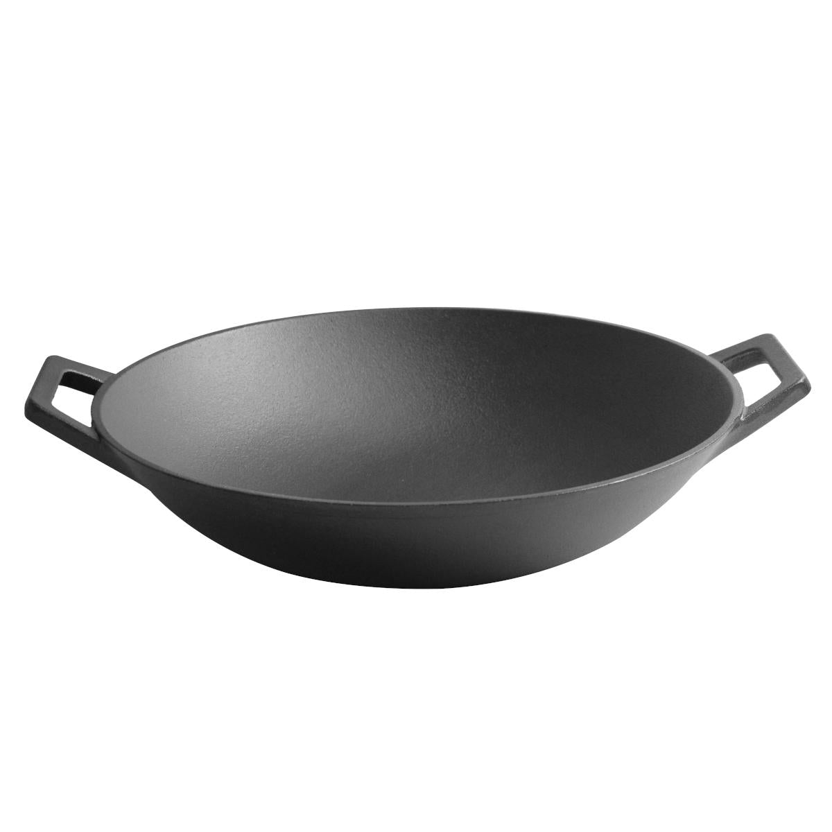 Wok støpejern Ø 35,5 cm - SANTOS for grilling og matlaging