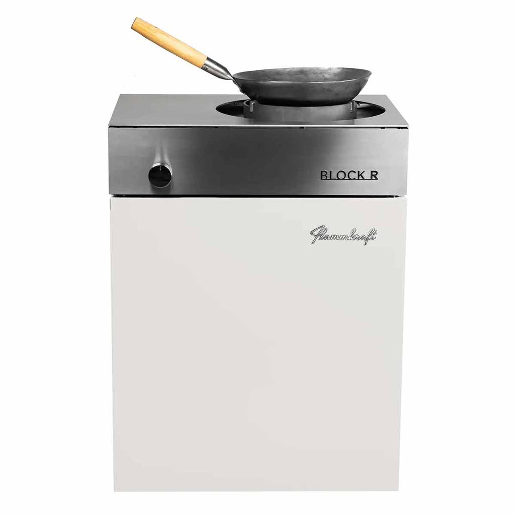 Wokbrenner Block R Gen. 5 elfenbenshvit bakside