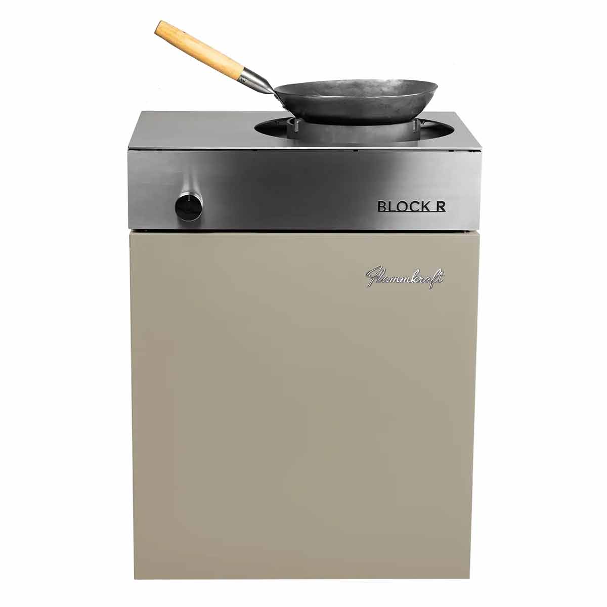 Wokbrenner Block R Gen. 5 gass 17 kW taupe bakside