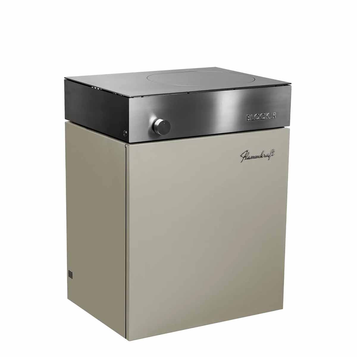 Detalj av wokbrenner Block R Gen. 5 gass 17 kW taupe