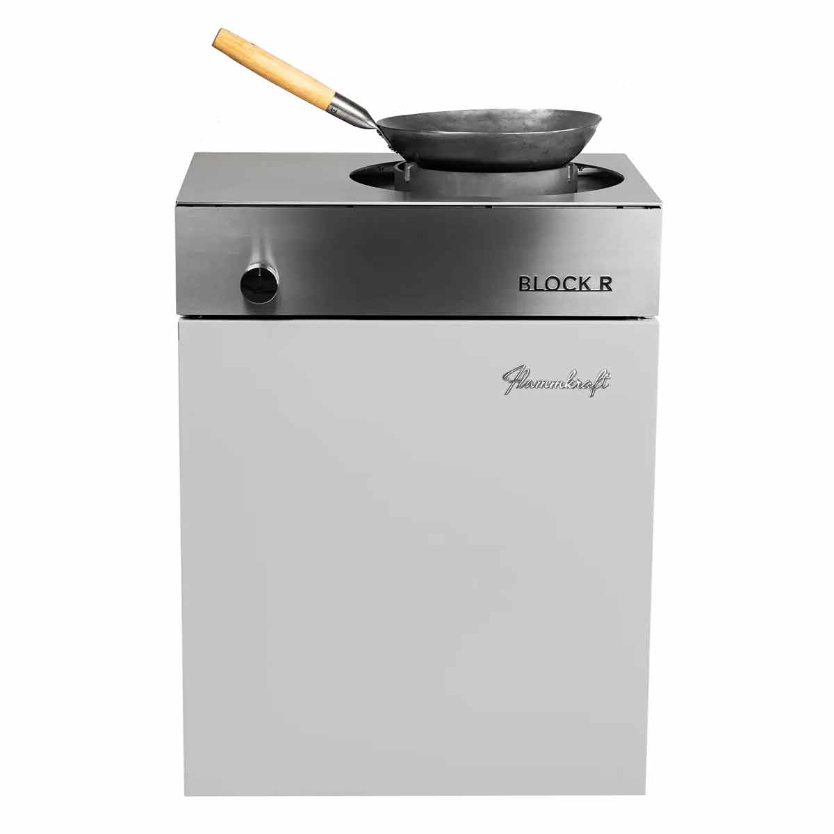 Wokbrenner Block R Gen. 5 lysgrå 17 kW bakside