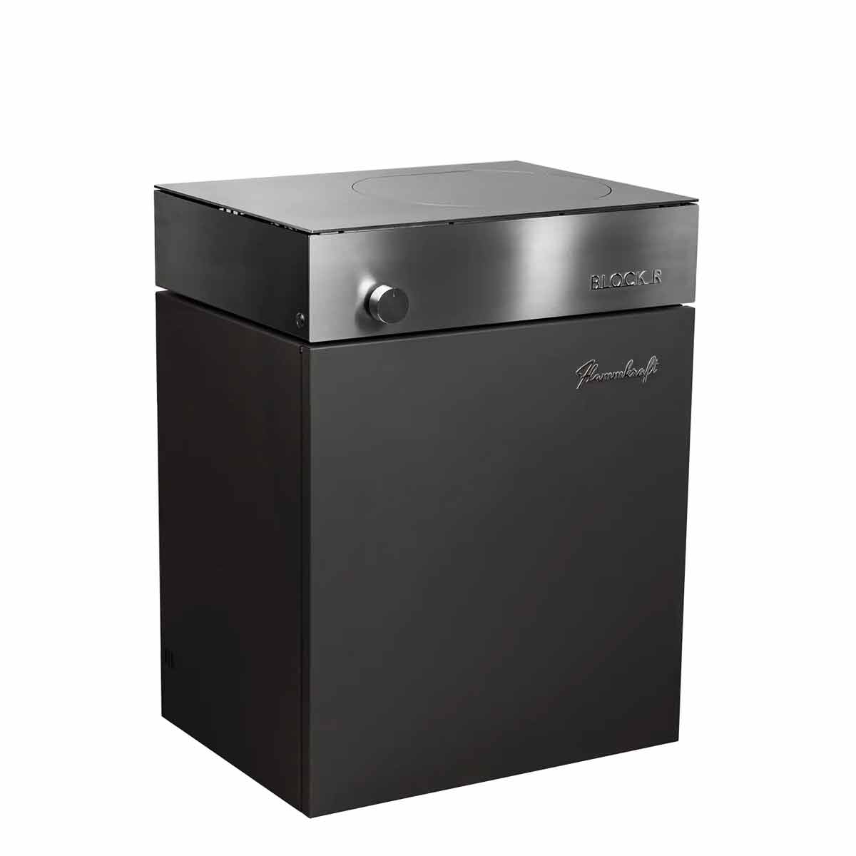 Detalj av Wokbrenner Block R Gen. 5 gass 17 kW mørk grå flamme