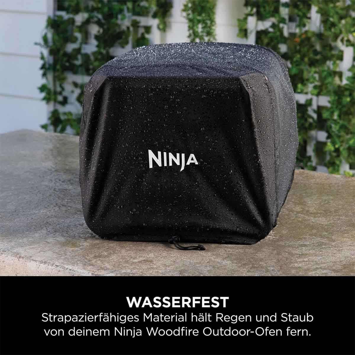 Woodfire Outdoor ovnstrekk - Ninja montert på Ninja Foodi