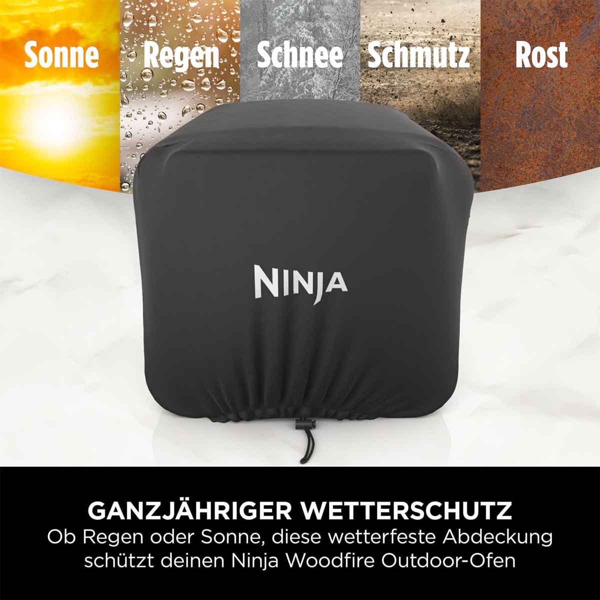 Nærbilde av Woodfire Outdoor ovnstrekk - Ninja sømmer